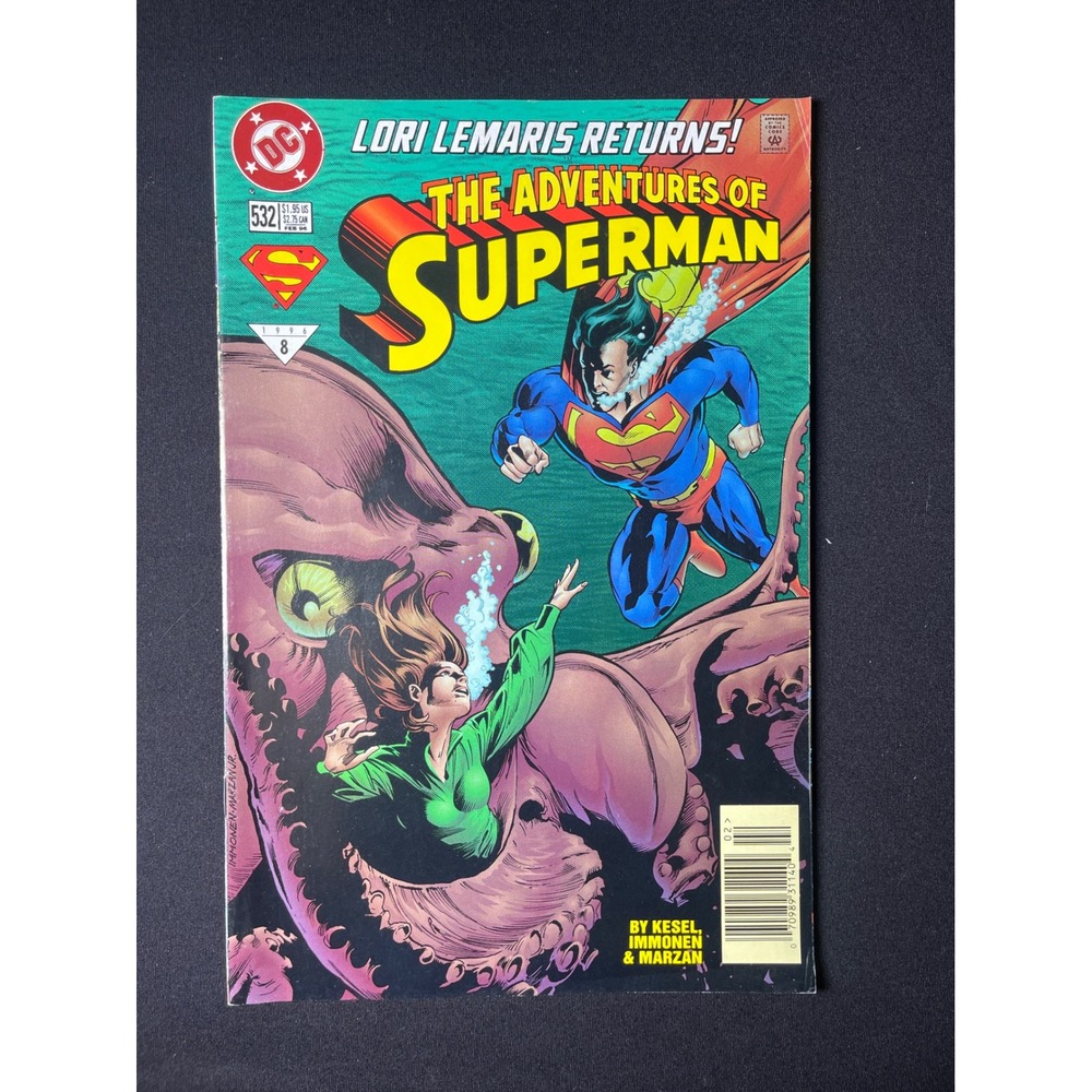 The Adventures of Superman 532 Comic‎ Book 1996 DC Comics Lori Lemaris Returns